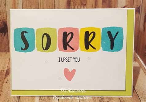 handmade sorry cards